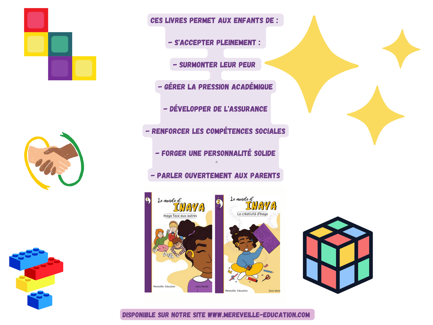 Les bénéfices des livres jeunesse Le monde d'Inaya Mereveille-education