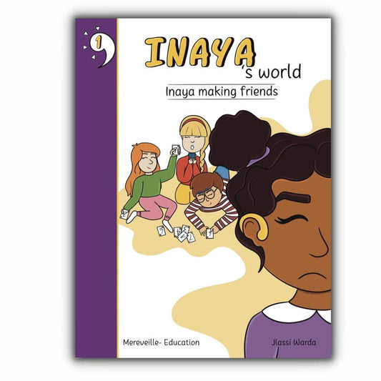 Book children inaya making friends