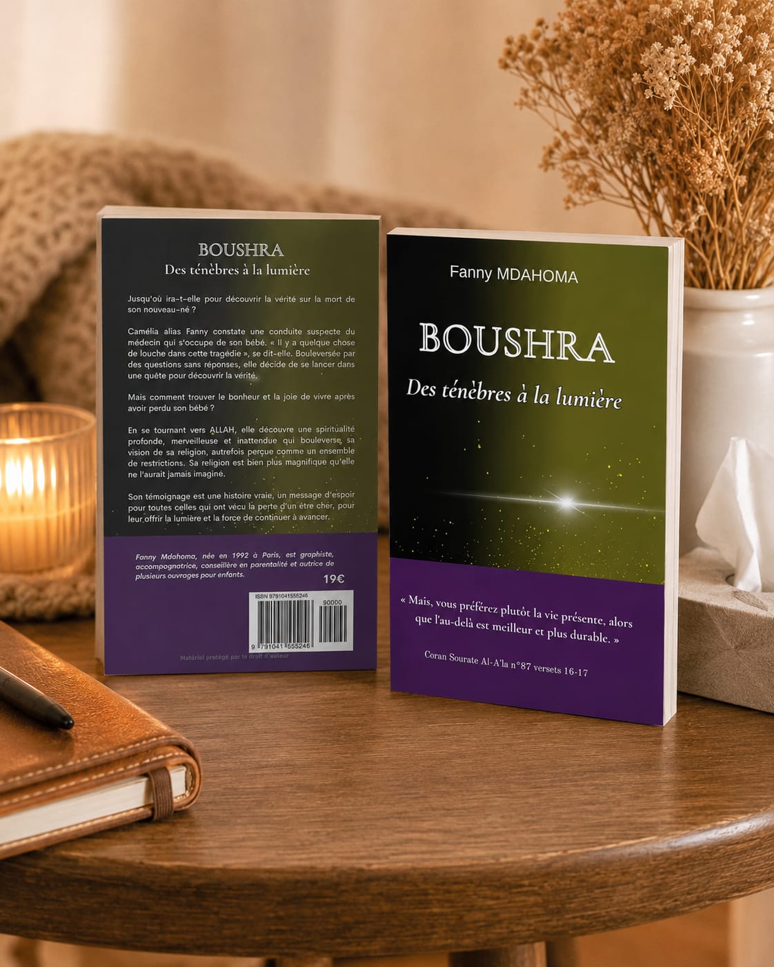 Couverture du livre Boushra des ténèbres à la lumière