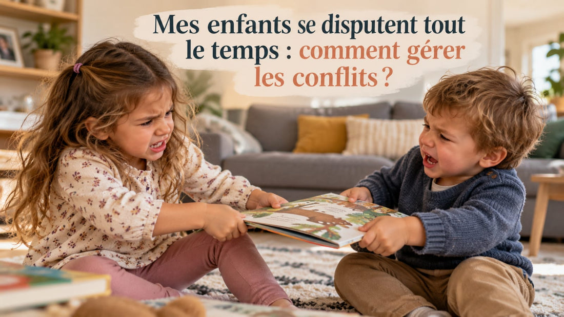 Mes enfants se disputent tout le temps : comment gérer les conflits ?