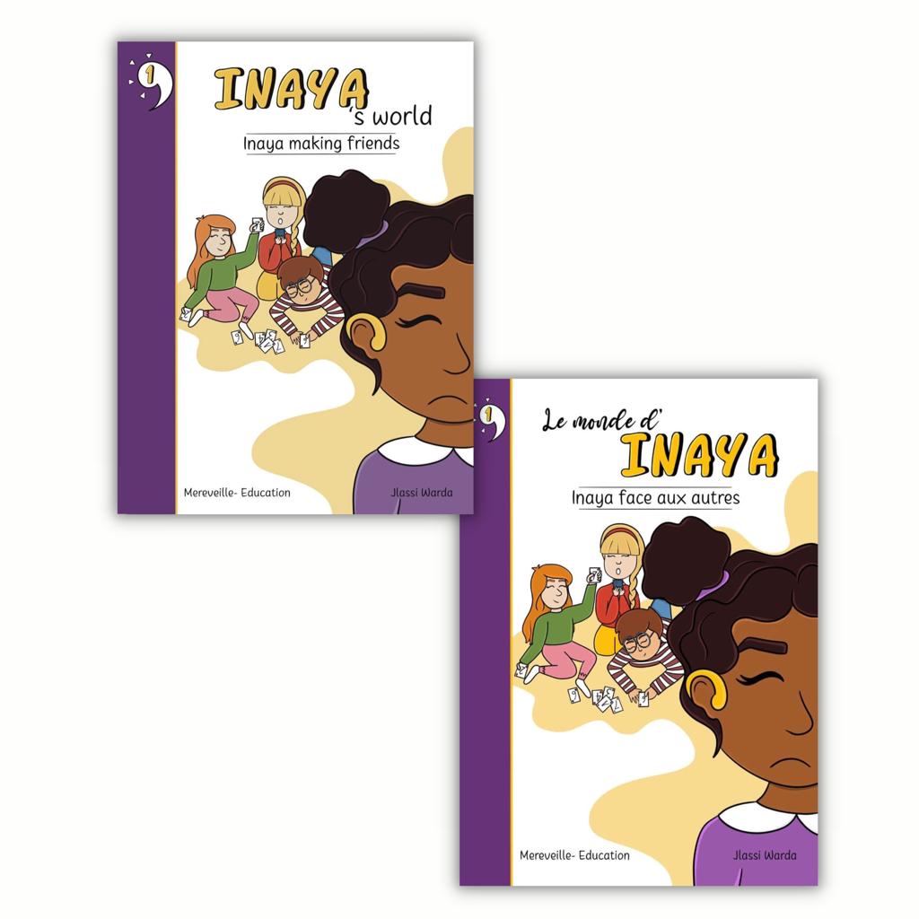 Pack bilingue (Inaya face aux autres) - Bilingual pack (Inaya making friends)