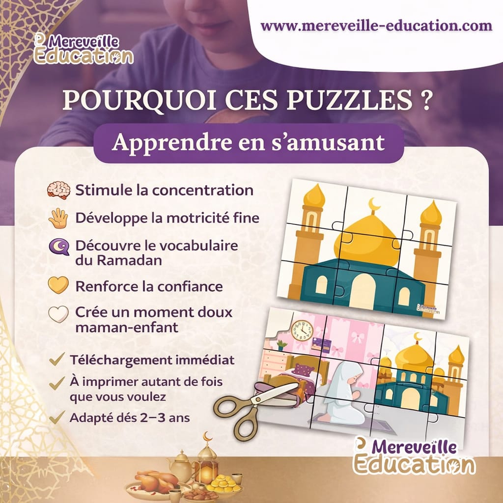 puzzle Ramadan à imprimer enfant