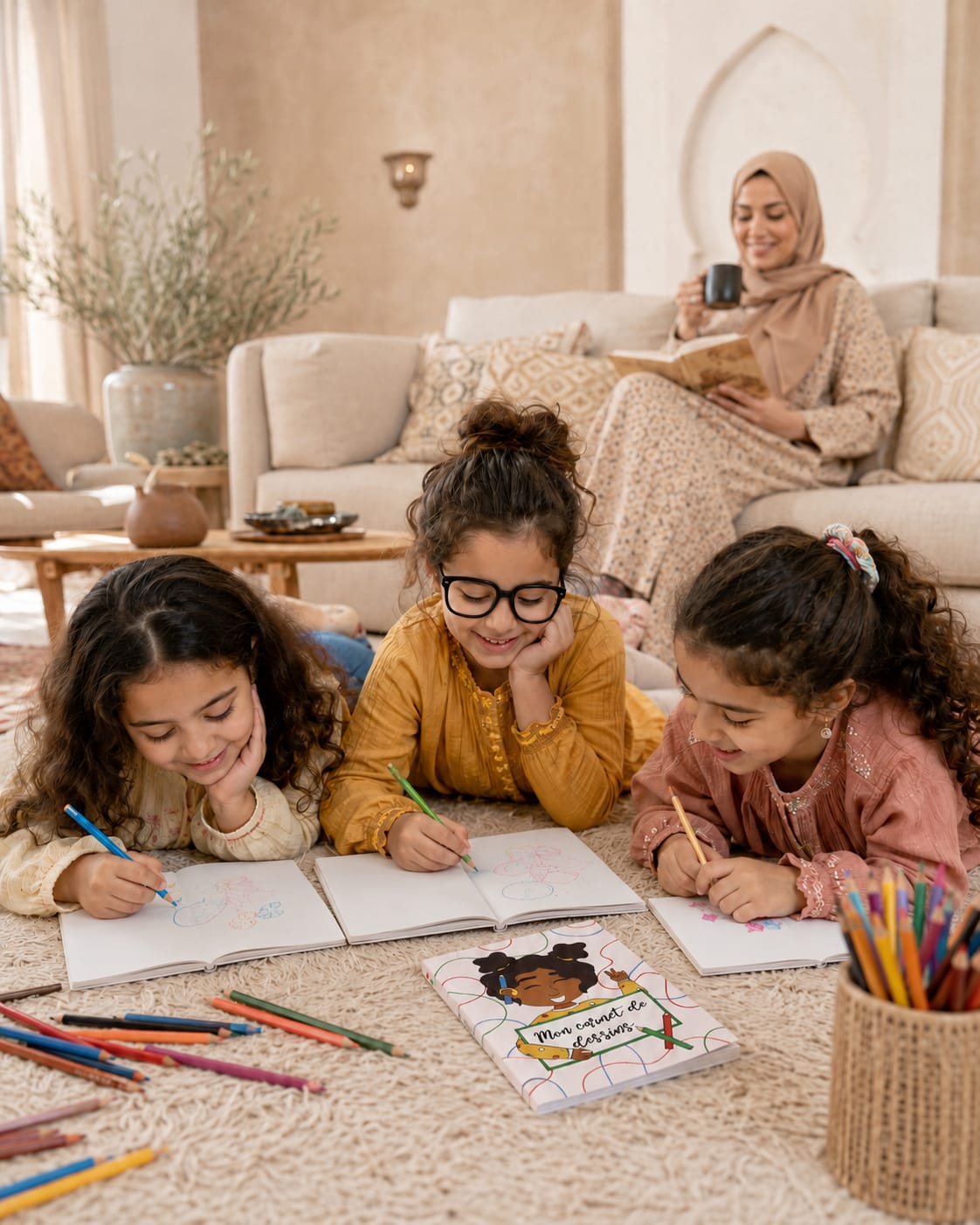 Mon carnet de dessins – Cahier de dessin enfant pour développer son imagination