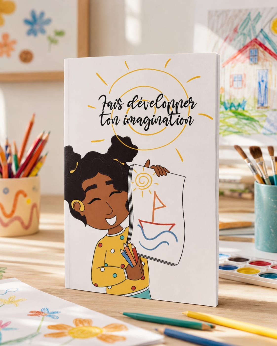 Mon carnet de dessins – Cahier de dessin enfant pour développer son imagination