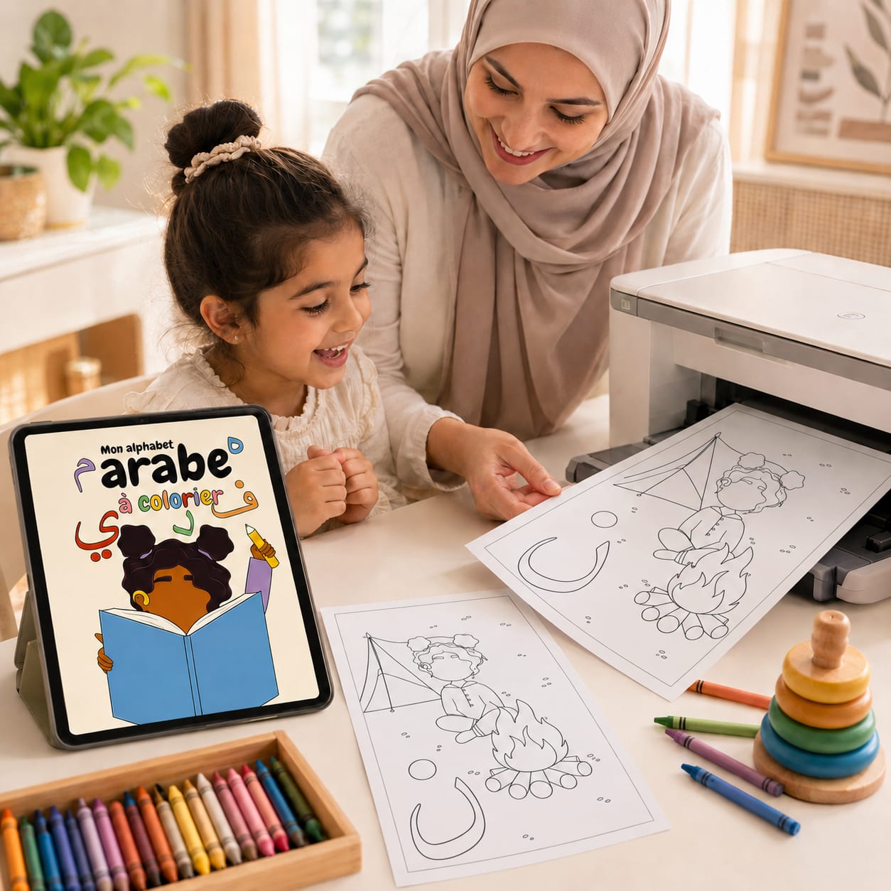 Alphabet arabe à imprimer : apprendre en s’amusant, c’est possible !