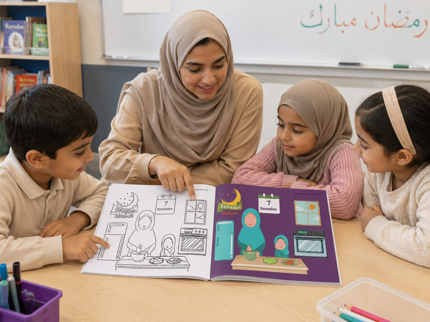 Le premier de ramadan enfant jouer jeux