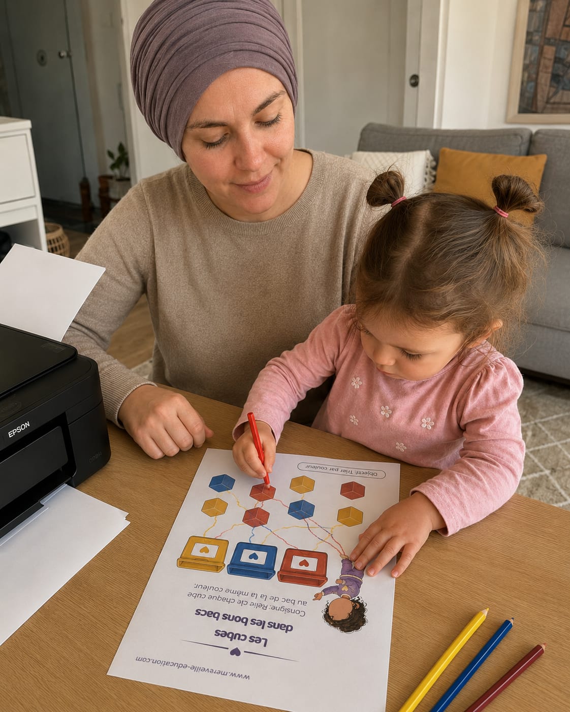 Sakina range en s'amusant : cahier d'activité 2-3 ans